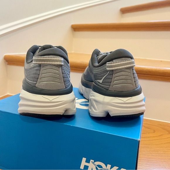 NWT Hoka Bondi 7 Wild Dove Grey / Dark Shadow Hoka One One - Picture 6 of 14